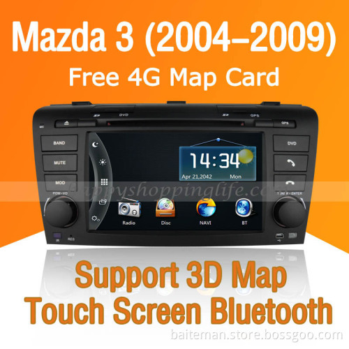 Mazda 3 DVD Player with Navigation System and Can Bus